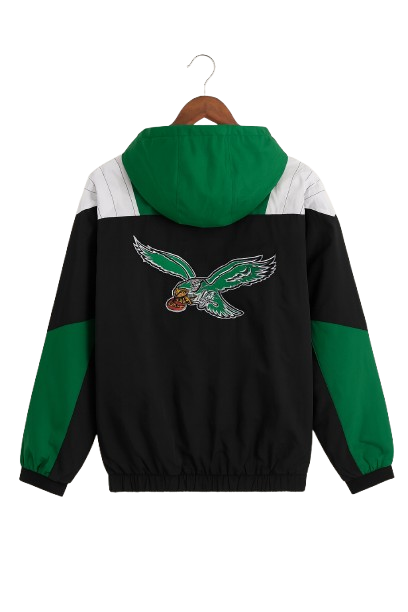 Jason Kelce Eagles Starter New Heights Show Jacket - Image 4
